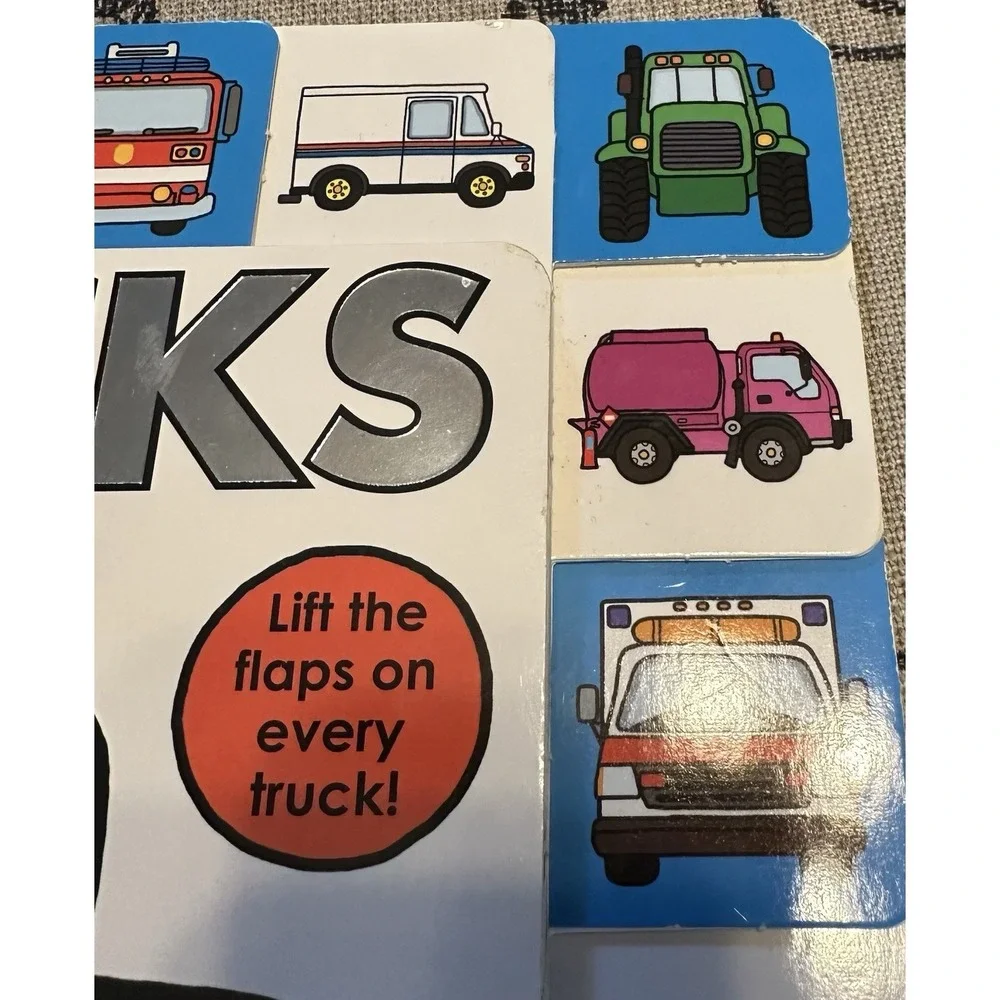 Lift-the-Flap Tab: Trucks: An Interactive - Board Book